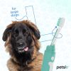 Petsie kutyafogkefe +2db pótfej (L méretben - 20+ kg)