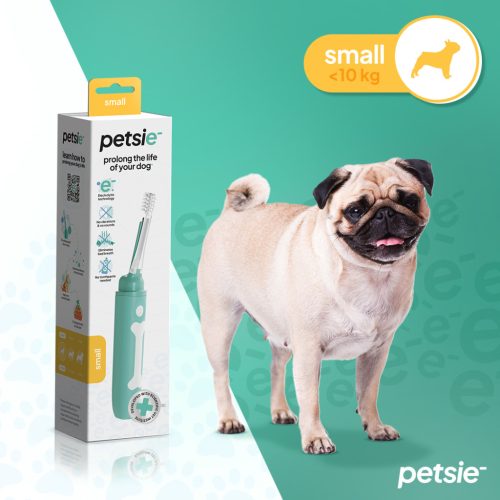 Petsie E-tech dog toothbrush (size S -10kg)